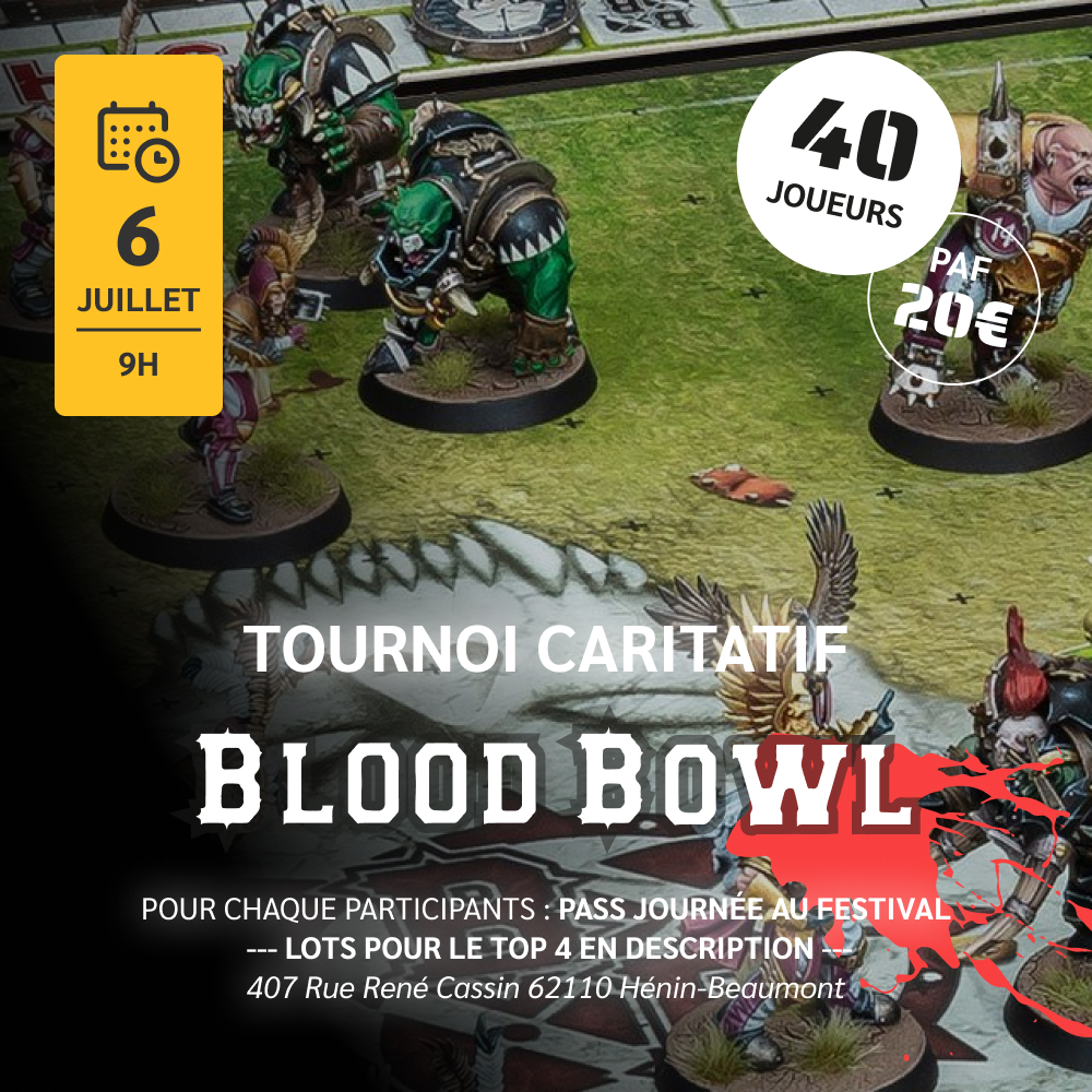 Tournoi Caritatif Blood Bowl