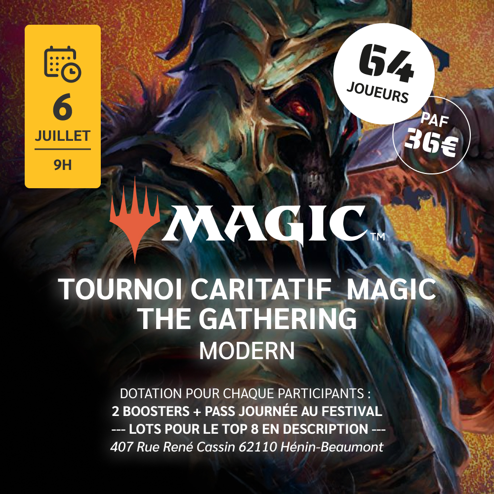 Tournoi Caritatif Magic Modern